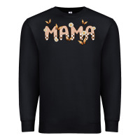 Black retro mama Premium Sweatshirt - MaliasSmallBusiness