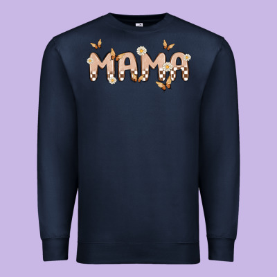Retro Mama Premium Sweatshirt Designed By Maliassmallbusiness