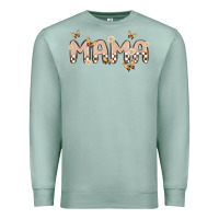 Seafoam retro mama Premium Sweatshirt - MaliasSmallBusiness