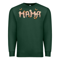 Sports Green retro mama Premium Sweatshirt - MaliasSmallBusiness