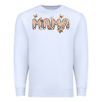 White retro mama Premium Sweatshirt - MaliasSmallBusiness