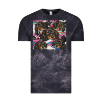 Cloud Black dachshund Vintage Tee - BarkalooDesign