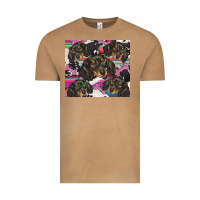 Vintage Camel dachshund Vintage Tee - BarkalooDesign