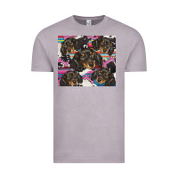 Vintage Zinc dachshund Vintage Tee - BarkalooDesign