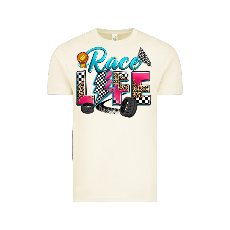 Race Life Vintage Tee by Zillion Design Studio | Teevron