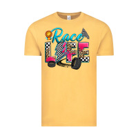 Vintage Mustard race life Vintage Tee - Zillion Design Studio