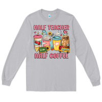 Moon Dust half teacher half coffee Long Sleeve Tee - JahusDesignShop