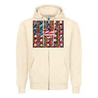 Sandshell western usa flag heart and stars tumbler Zipper Hoodie - Artiststas