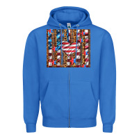 True Royal western usa flag heart and stars tumbler Zipper Hoodie - Artiststas