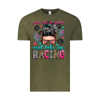 Vintage Olive just call me pretty and take me racing Vintage Tee - Zillion Design Studio