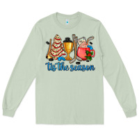 Tis The Season Hockey And Christmas Long Sleeve Tee | Teevron
