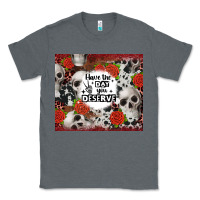 Charcoal Heather have the day you deserve skull and rose Classic Tee - JahusDesignShop
