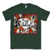 Sports Green have the day you deserve skull and rose Classic Tee - JahusDesignShop