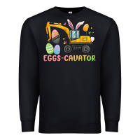 Black eggs cavator easter Premium Sweatshirt - MaliasSmallBusiness