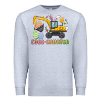 Heather Grey eggs cavator easter Premium Sweatshirt - MaliasSmallBusiness