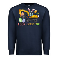 Navy eggs cavator easter Premium Sweatshirt - MaliasSmallBusiness