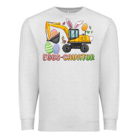 Oatmeal Heather eggs cavator easter Premium Sweatshirt - MaliasSmallBusiness