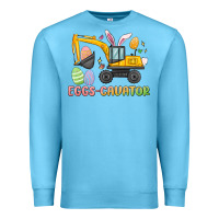 Ocean Blue eggs cavator easter Premium Sweatshirt - MaliasSmallBusiness