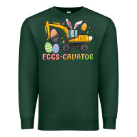 Sports Green eggs cavator easter Premium Sweatshirt - MaliasSmallBusiness