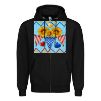 Black patriotic celebration Zipper Hoodie - BundleAndBundleShop