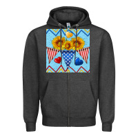 Charcoal Heather patriotic celebration Zipper Hoodie - BundleAndBundleShop