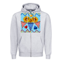 Heather Grey patriotic celebration Zipper Hoodie - BundleAndBundleShop