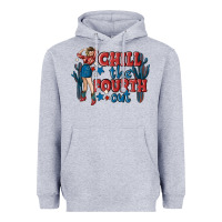 Heather Grey chill the fourth out malia Heavyweight Hoodie - MaliasSmallBusiness