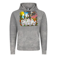 Cloud Rock Easter Farm With Bunnies Vintage Hoodie - RanaPortraitStore