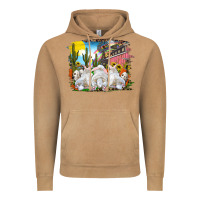 Vintage Camel Easter Farm With Bunnies Vintage Hoodie - RanaPortraitStore
