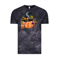 Cloud Black Kids Pumpkin with Halloween Vintage Tee - texasbilliewilder