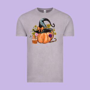 Kids Pumpkin With Halloween Vintage Tee Designed By Texasbilliewilder