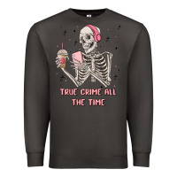 Smoke true crime all the time Premium Sweatshirt - MaliasSmallBusiness