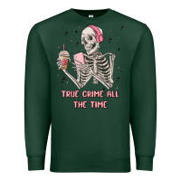 Sports Green true crime all the time Premium Sweatshirt - MaliasSmallBusiness
