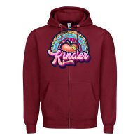 Burgundy kinder Zipper Hoodie - JahusDesignShop
