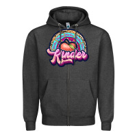 Charcoal Heather kinder Zipper Hoodie - JahusDesignShop