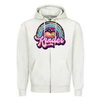 Oatmeal Heather kinder Zipper Hoodie - JahusDesignShop