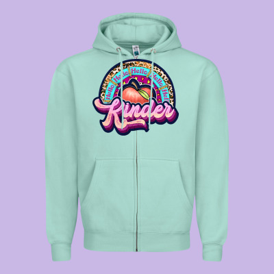 Kinder Zipper Hoodie Designed By Jahusdesignshop