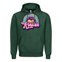 Sports Green kinder Zipper Hoodie - JahusDesignShop