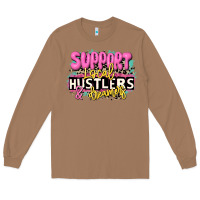 Toasted Coconut support local hustlers and dreamers Long Sleeve Tee - JahusDesignShop
