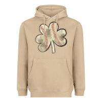 Mushroom baseball distressed shamrock Heavyweight Hoodie - MaliasSmallBusiness