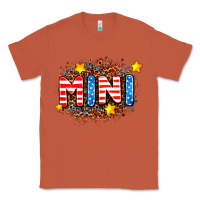 Copper usa mini  leopard background Classic Tee - AdoDesignShop
