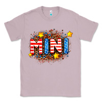 Lilac usa mini  leopard background Classic Tee - AdoDesignShop