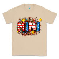 Mushroom usa mini  leopard background Classic Tee - AdoDesignShop