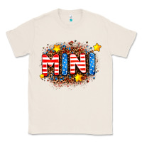Natural usa mini  leopard background Classic Tee - AdoDesignShop