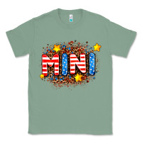 Sage usa mini  leopard background Classic Tee - AdoDesignShop