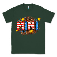 Sports Green usa mini  leopard background Classic Tee - AdoDesignShop