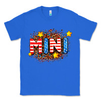 True Royal usa mini  leopard background Classic Tee - AdoDesignShop