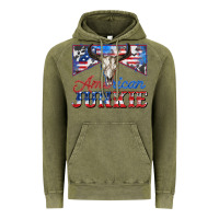 Vintage Olive American junkie Vintage Hoodie - Zillion Design Studio
