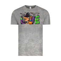 Cloud Rock Love Halloween Cow Vintage Tee - texasbilliewilder