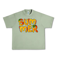 Oil Green summer mango Urban Heavy Tee - BarkalooDesign